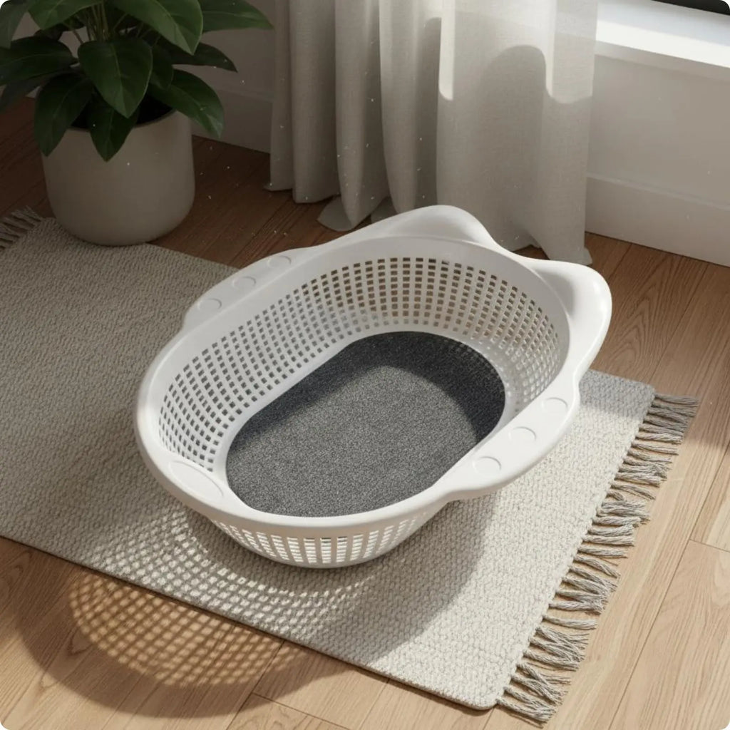 Breathable Hollow Colander Cat Basket Bed Cozy Soft Indoor Rest