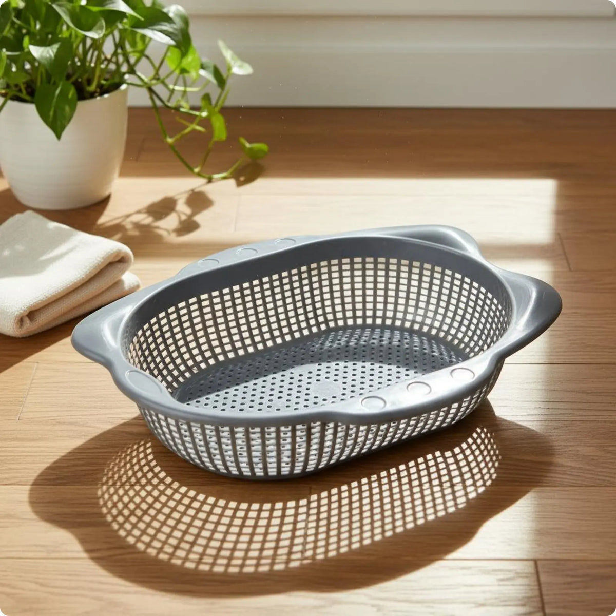 Breathable Hollow Colander Cat Basket Bed Cozy Soft Indoor Rest