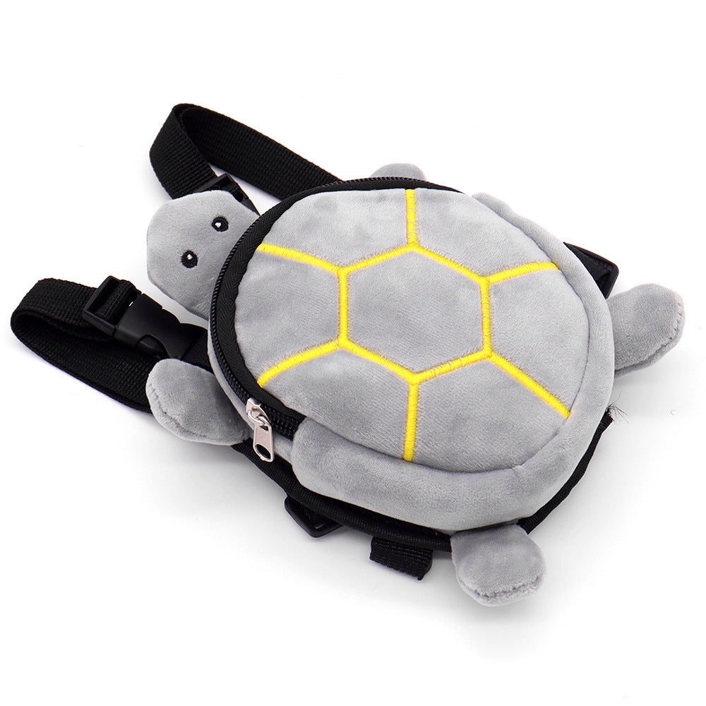 Zaino a forma di tartaruga di peluche per cani di piccola taglia con spallacci regolabili