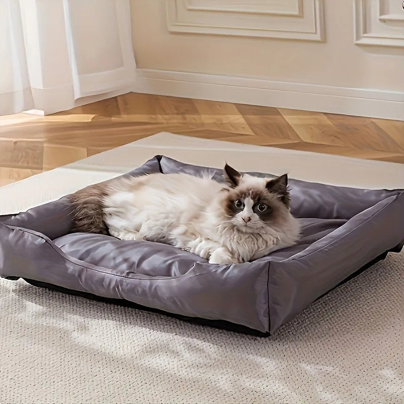 Cama Almofada Macia de Peluche para Cães e Gatos em Várias Cores