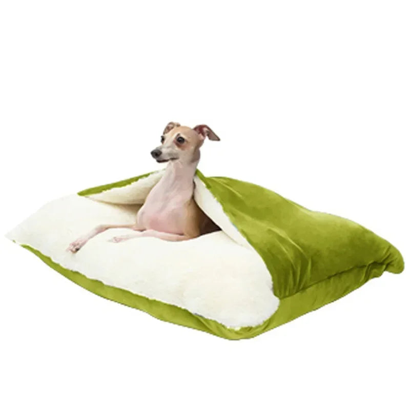 Tappetino Divano Morbido in Peluche Lavabile in Pile di Corallo Letto per Cani e Gatti