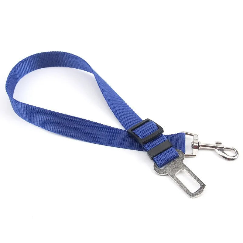 Cintura di Sicurezza Regolabile Multicolore in Nylon per Auto per Animali Domestici