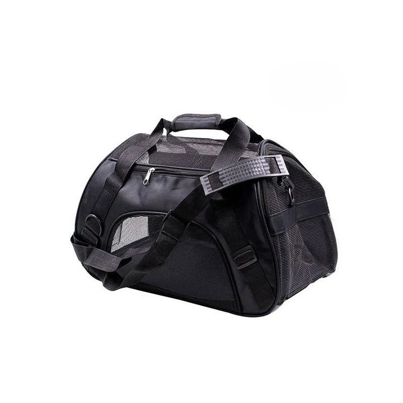 Borsa trasportino in rete traspirante per cani e gatti multicolore