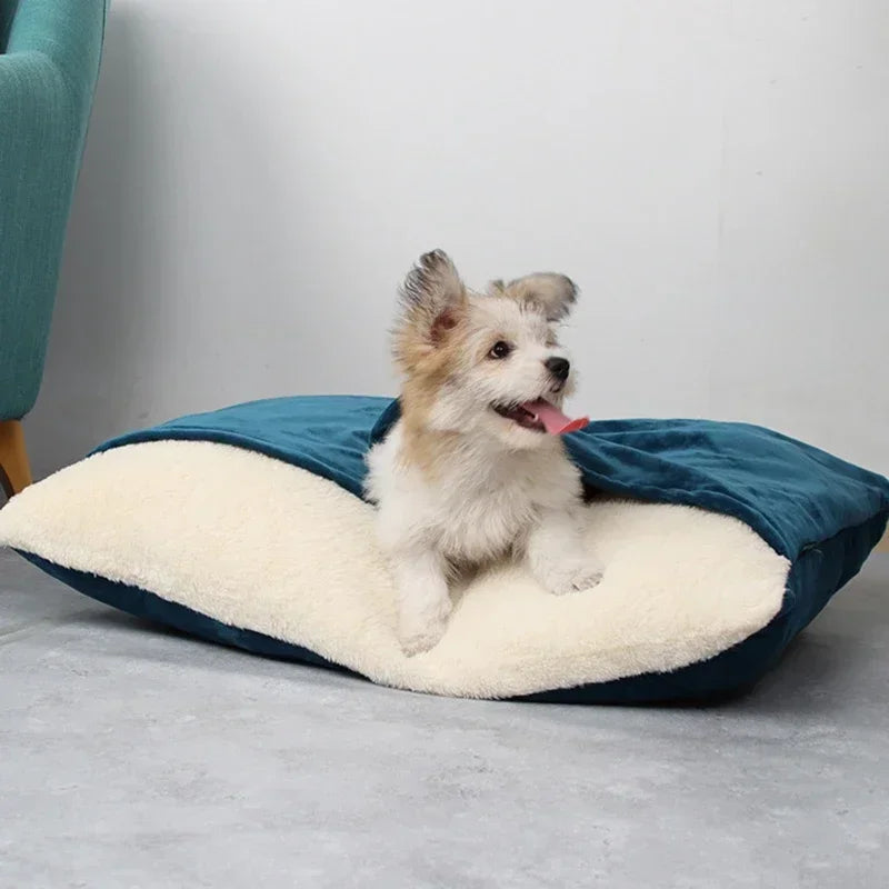 Tappetino Divano Morbido in Peluche Lavabile in Pile di Corallo Letto per Cani e Gatti
