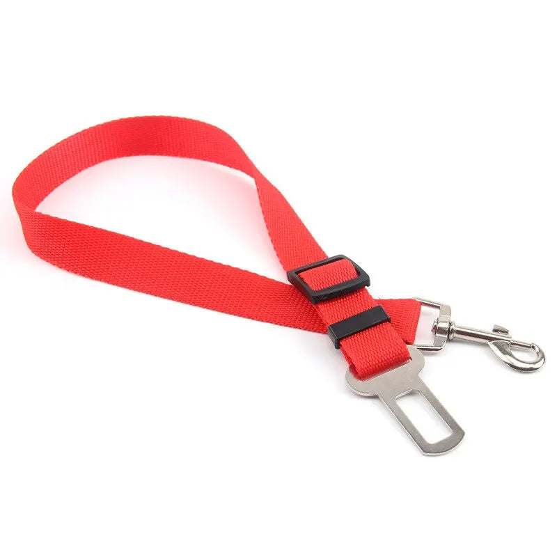 Cintura di Sicurezza Regolabile Multicolore in Nylon per Auto per Animali Domestici