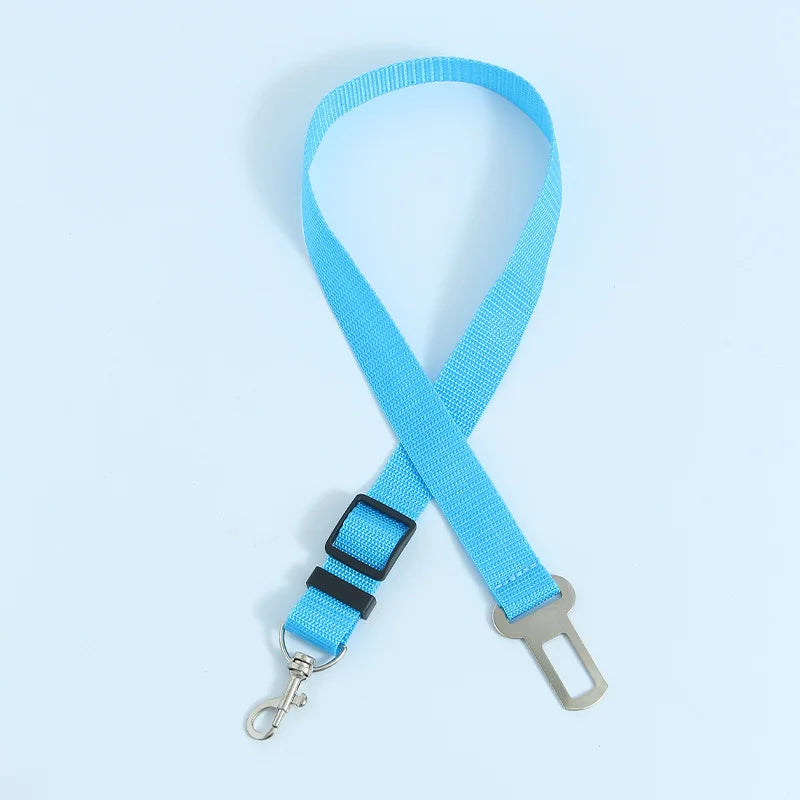 Cintura di Sicurezza Regolabile Multicolore in Nylon per Auto per Animali Domestici