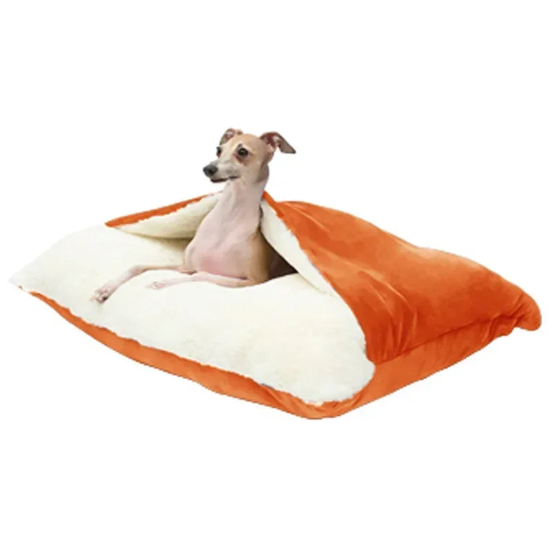 Tappetino Divano Morbido in Peluche Lavabile in Pile di Corallo Letto per Cani e Gatti
